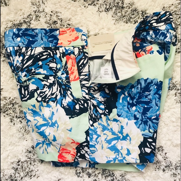 🌼 J. Crew Floral Stretch City Fit - Picture 7 of 8